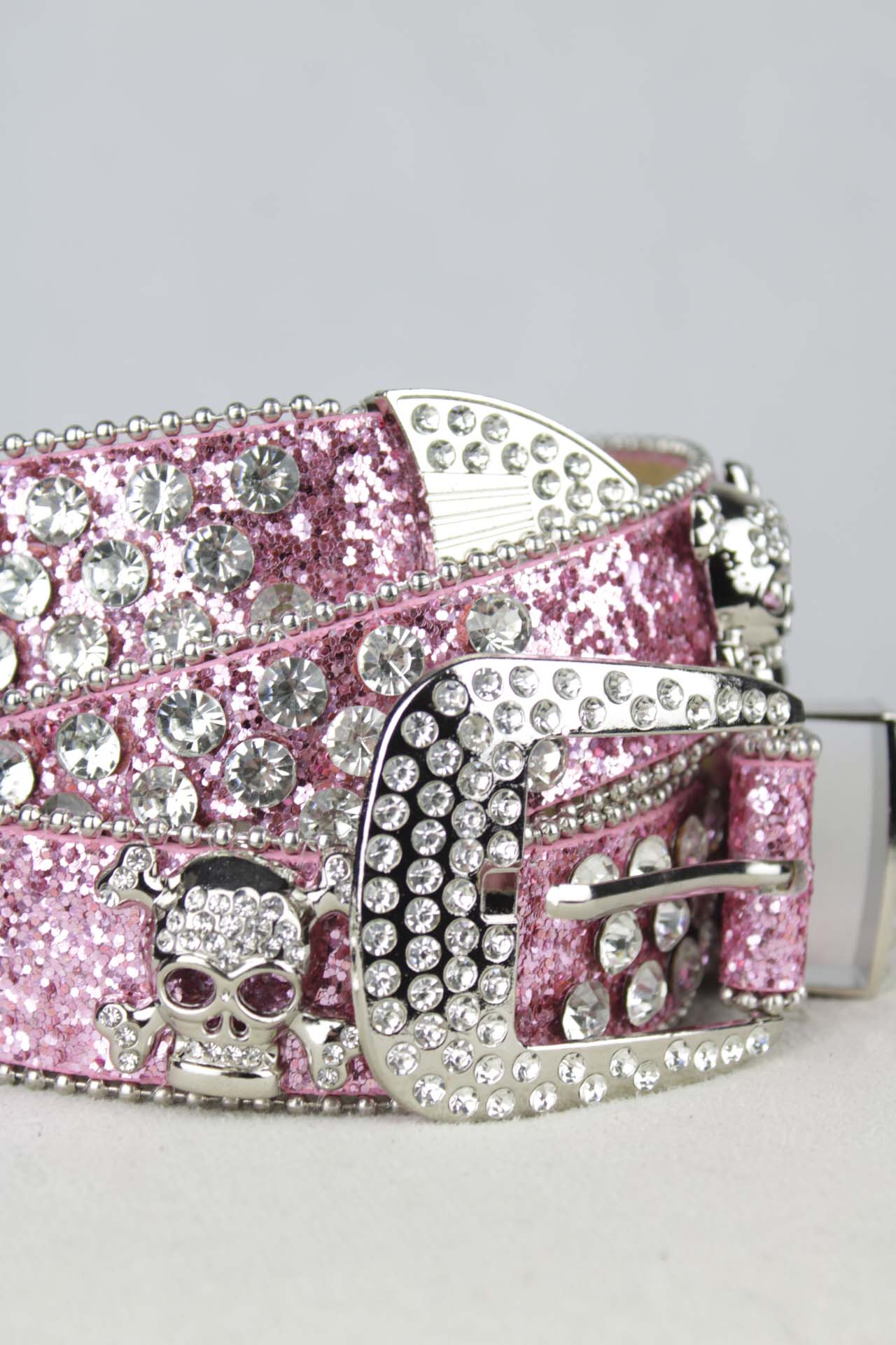 PINK SKULL BELT