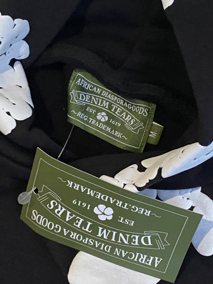 BLACK DENIM TEARS HOODIE