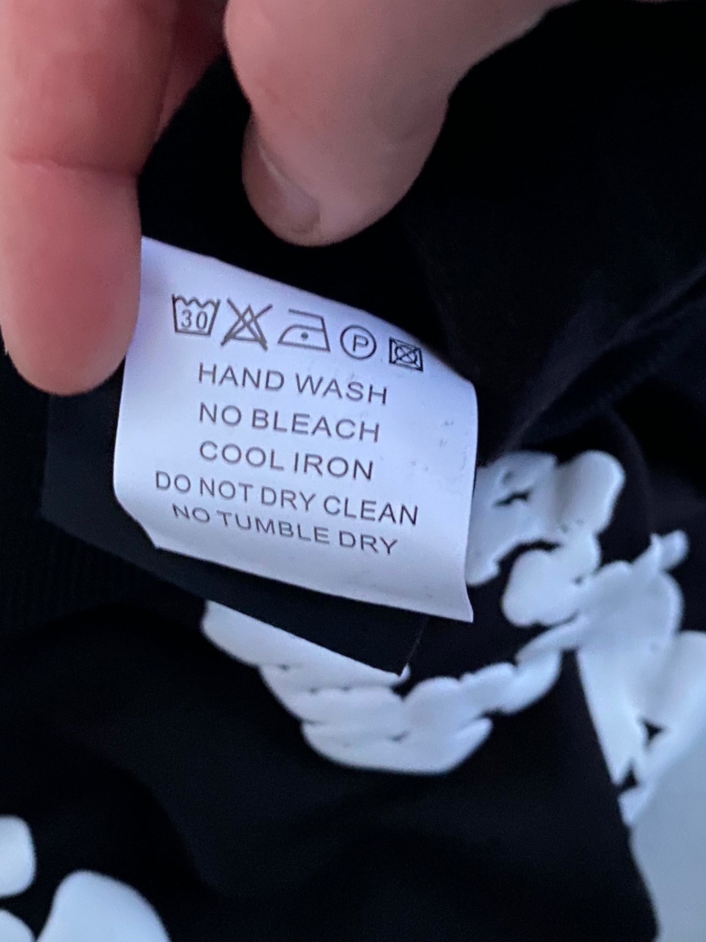 BLACK DENIM TEARS HOODIE